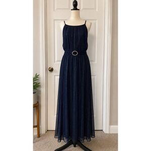 alexa b nites blue dress | Dresses | Alexa B Nites Womens Maxi Evening Size 4 Silver Style:With Veil White Eyelet Mini Dress Alexa B Nites Elegant YGroup_Airina